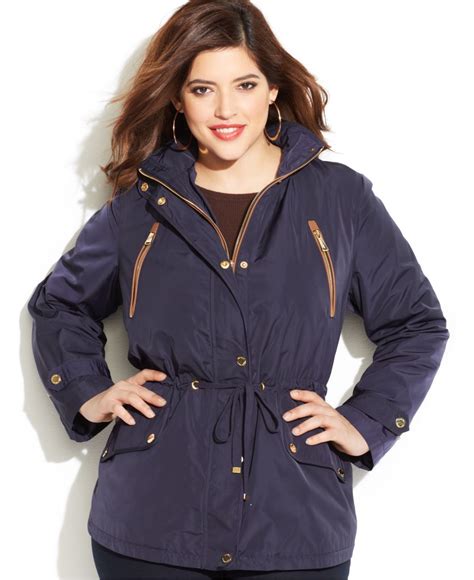 Michael Kors hooded anorak coat